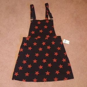 Cute/Punk BLACKHEART Overall dress HOT TOPIC